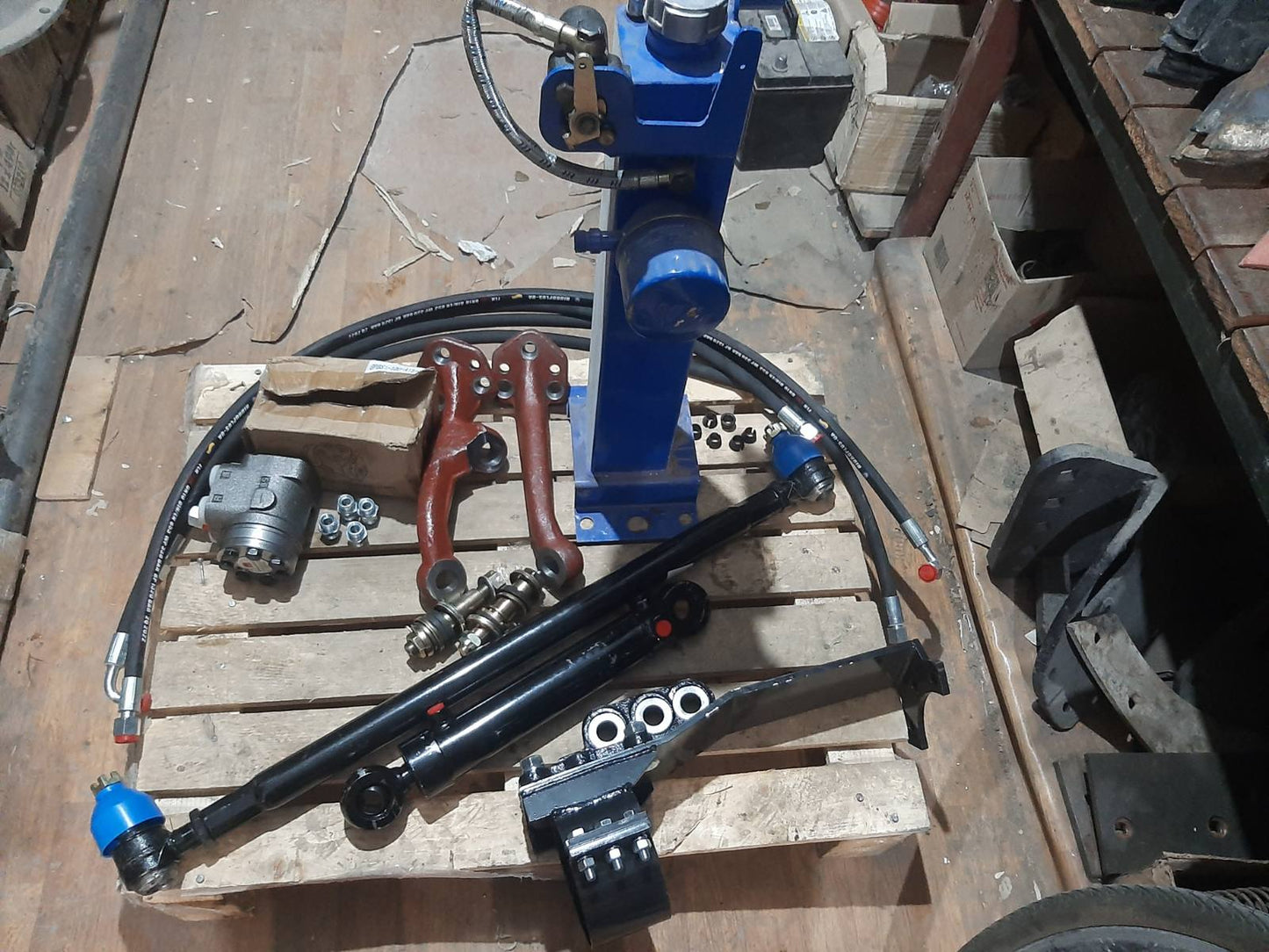 Переобладнення з встановлення дозатора з гідробаком з блокування та з кронштейном (під міст старого зразку