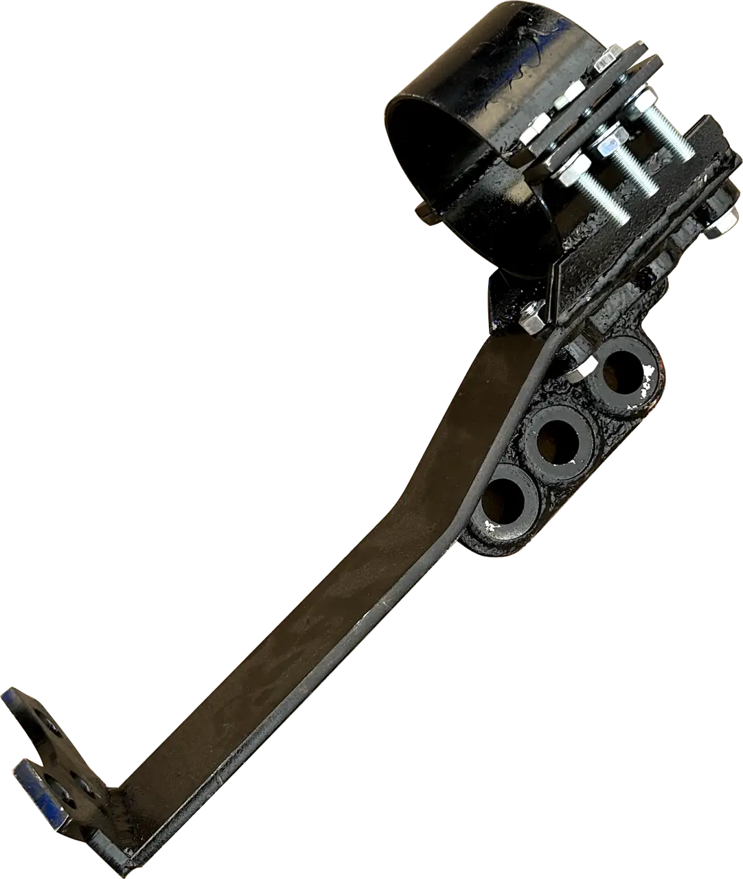 Кронштейн кріплення гідроциліндра МТЗ-82 старого зразку з хомутом (балка без відливу)