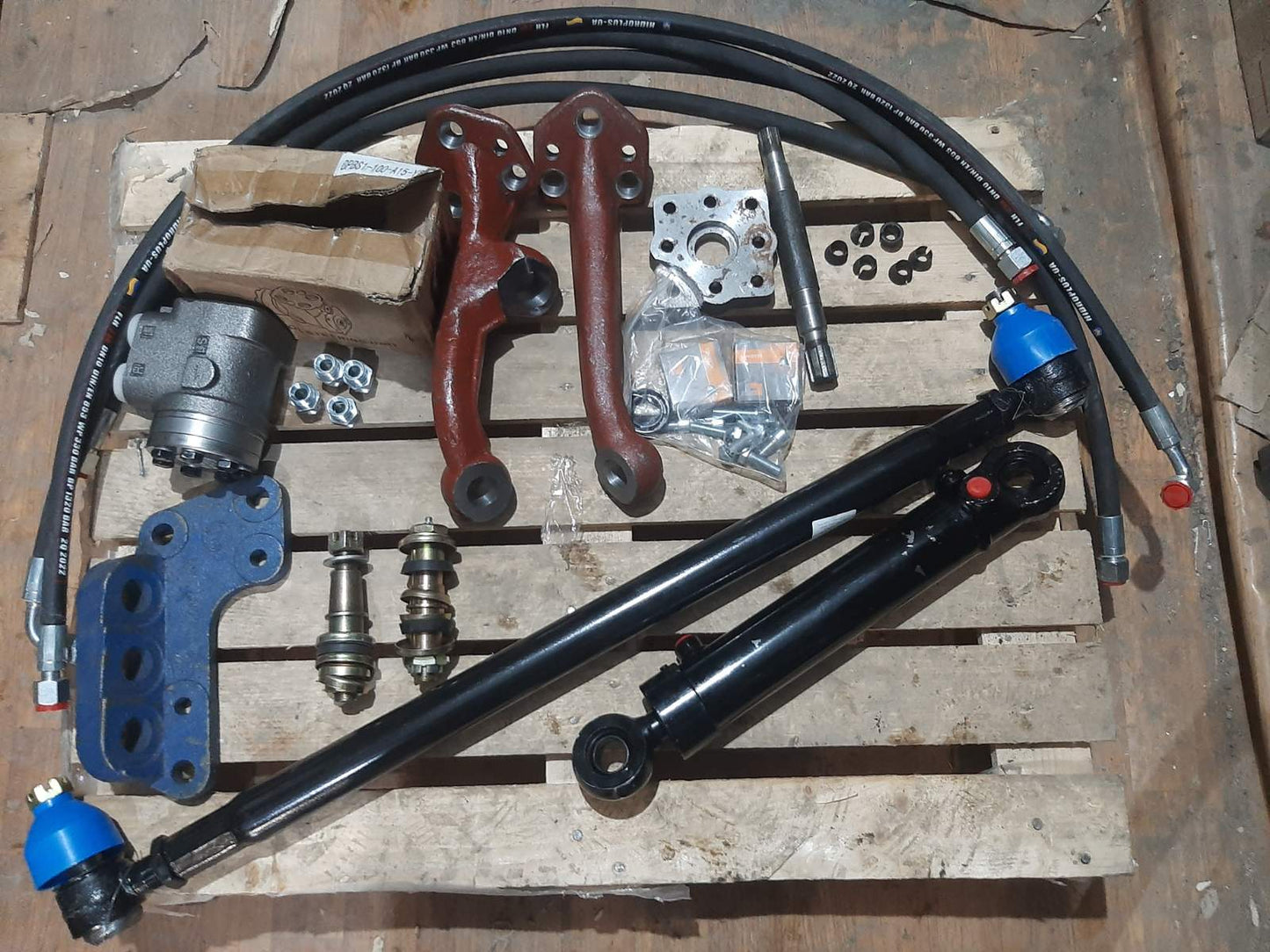 Переобладнення з встановлення дозатора на Гур (з кронштейном під міст нового зразку) МТЗ