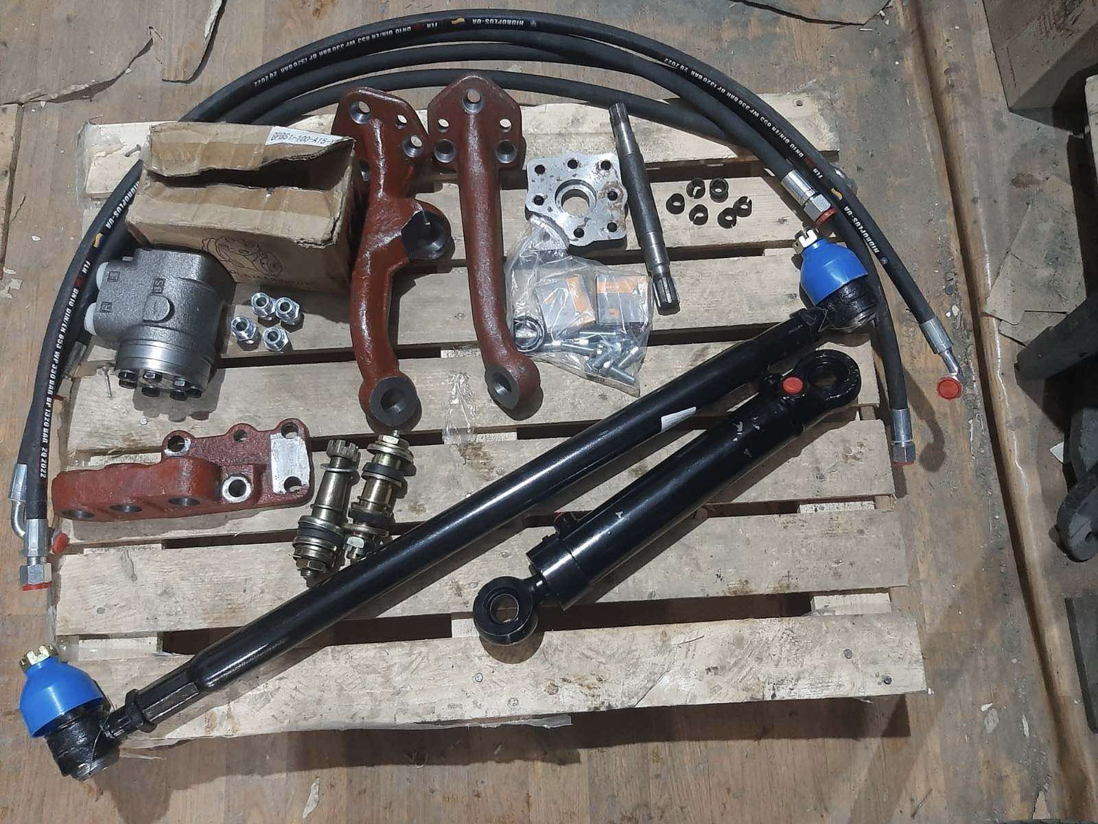 Переобладнення з встановлення дозатора на ГУР з кронштейном (під міст старого зразку з відливкою) МТЗ