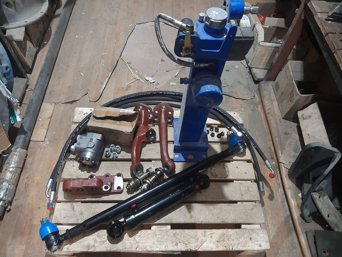 Переобладнення з встановлення дозатора з гідробаком з блокування та з кронштейном (під міст старого зразку під